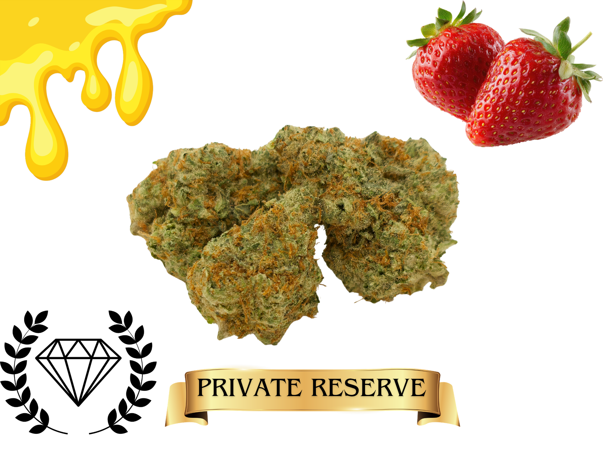 *NEW*Melted Strawberries- Elite Tier- THCa- Sativa / 1 Gram